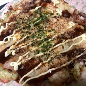 簡単お好み焼き